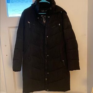 Calvin Klein Black Puffer Coat